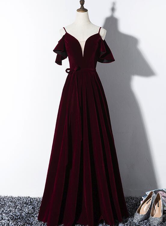elegant velvet dress