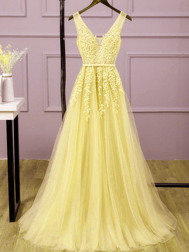 beautiful yellow gowns
