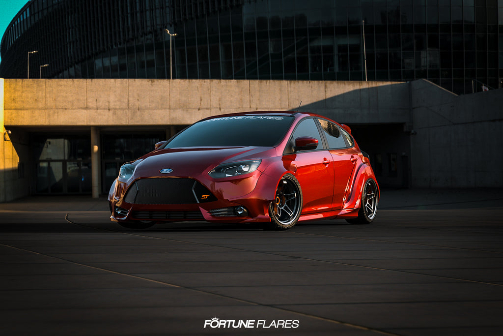 ford focus st mk3 wide body kit fortune flares royal body kits royal body kits gbp