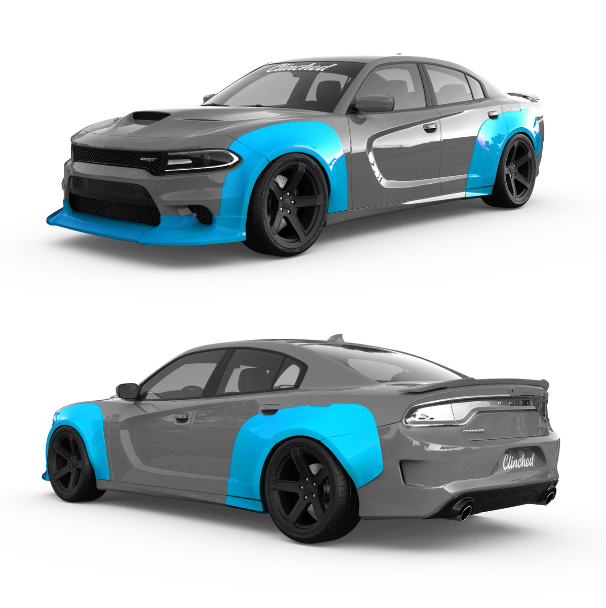 DODGE CHARGER WIDE BODY KIT (CLINCHED) || ROYAL BODY KITS – Royal Body Kits