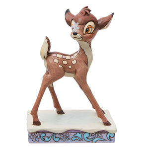 Jim Shore Disney Bambi Carved By Heart Figurine, 7.7 - Figurines - Hallmark