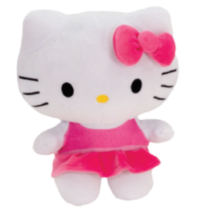 Sanrio 10 inch Plush | Pink Polka Dot Dress Hello Kitty