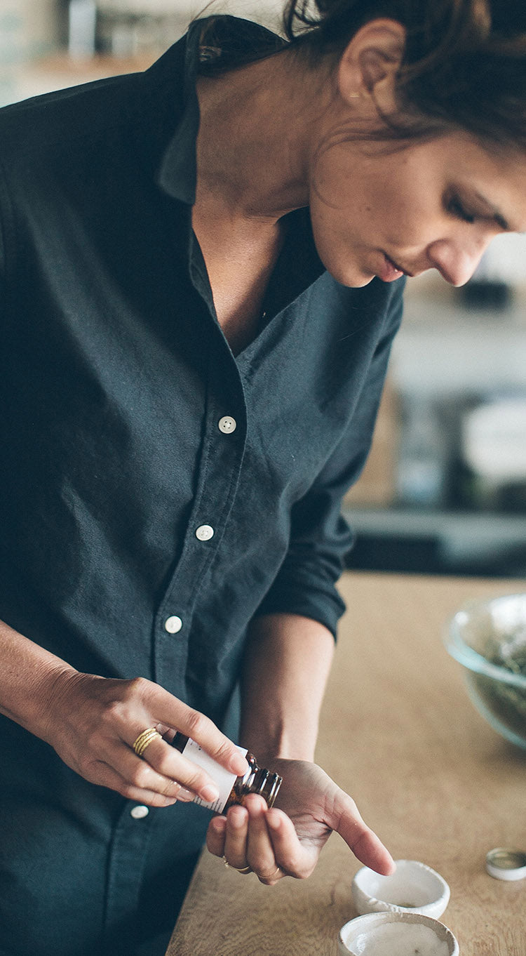 The Katherine in Washed Black Oxford