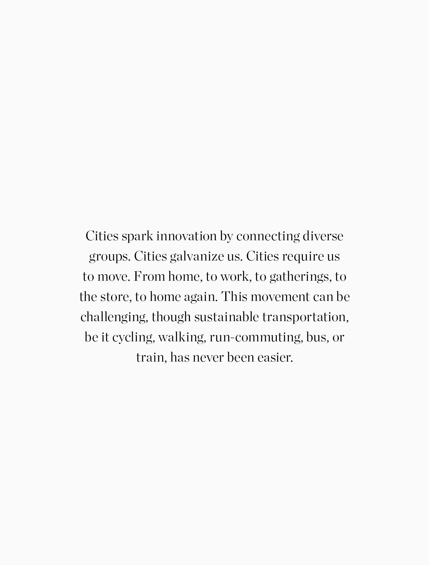 Literature about the impact of cities for those who live in them, and how CIVIC will play a role in building the cities of the future.