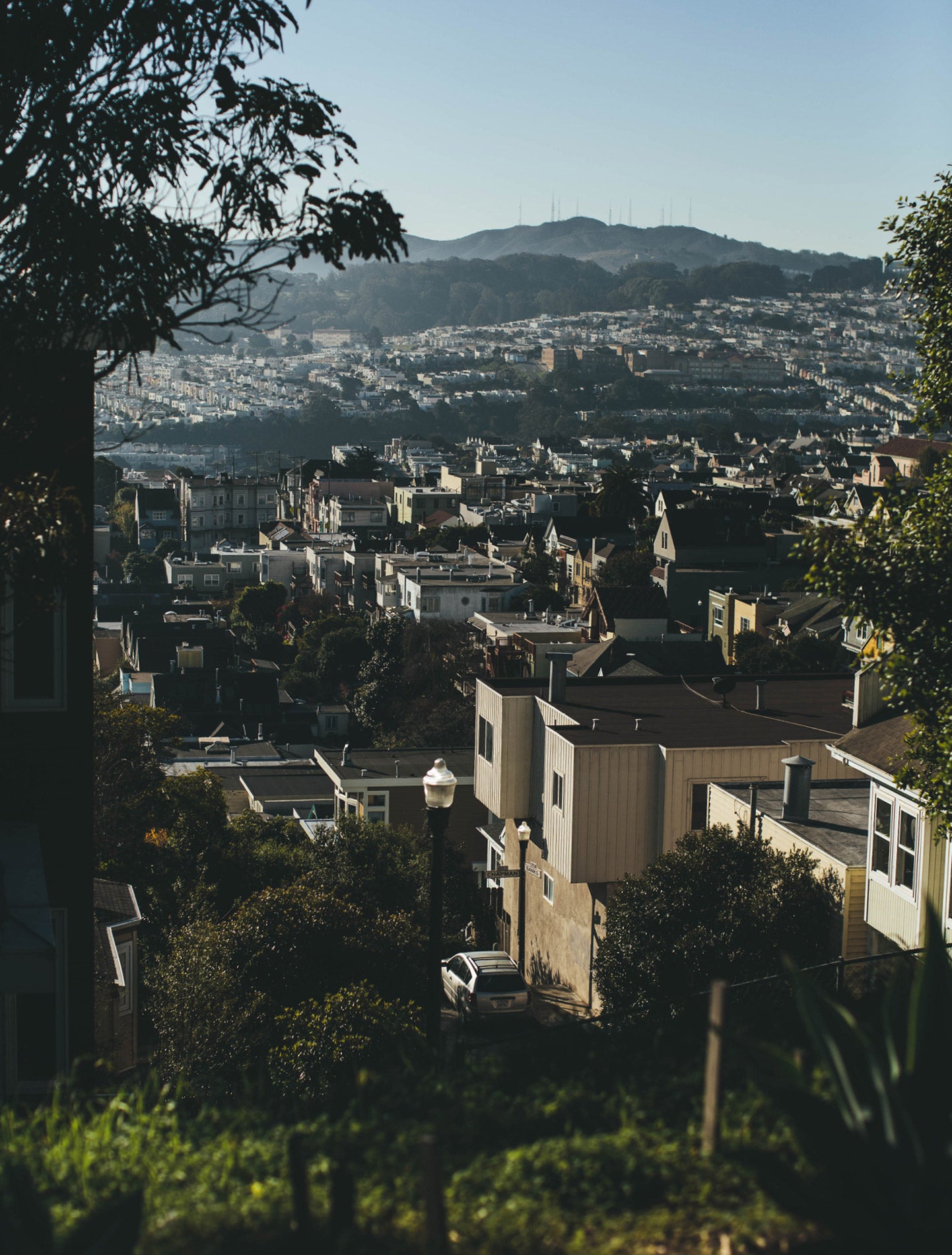 A portrait of a city. That city is San Francisco, California.