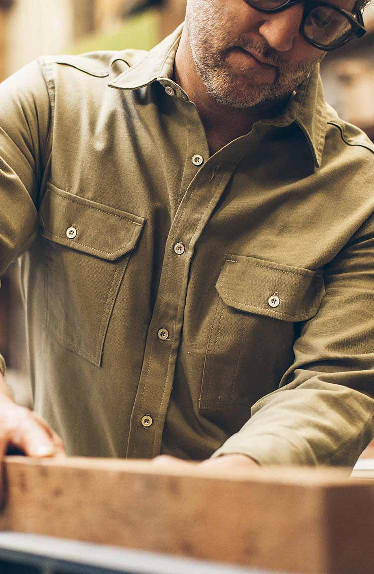 The Chore Shirt in Sage