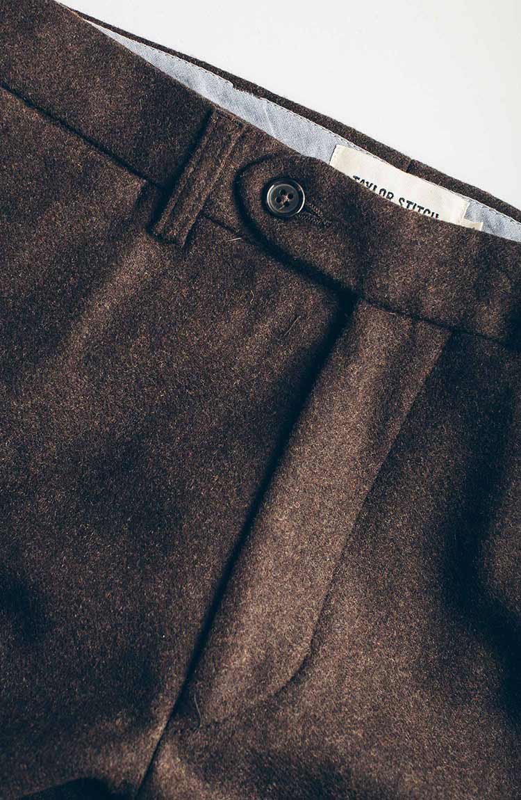 The Telegraph Trouser in Chocolate Wool