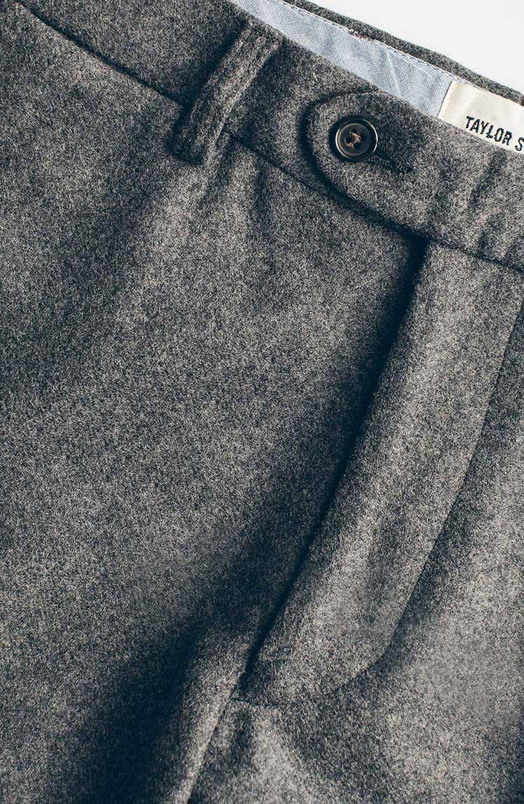 The Telegraph Trouser in Grey Wool