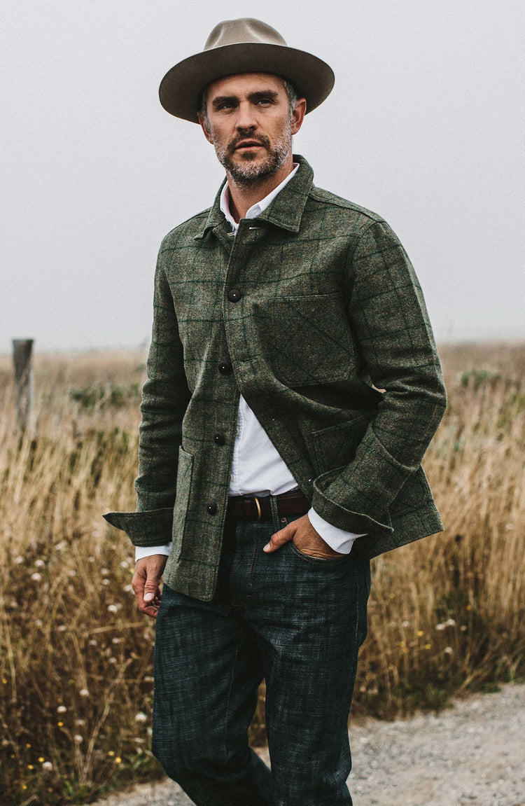 The Ojai Jacket in Windowpane Wool - Classic Men’s Clothing…