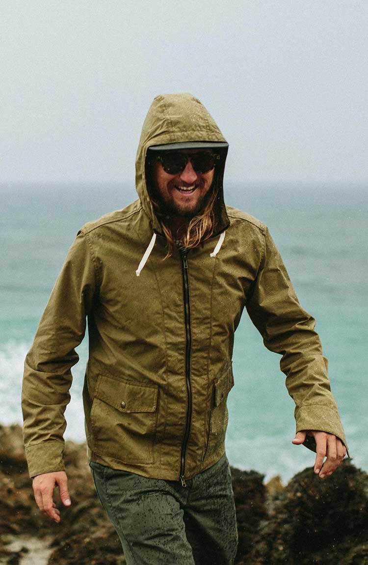 The Beach Jacket in Olive