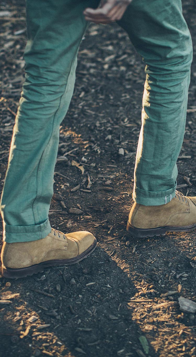 The Camp Pant in Olive Drab Selvage