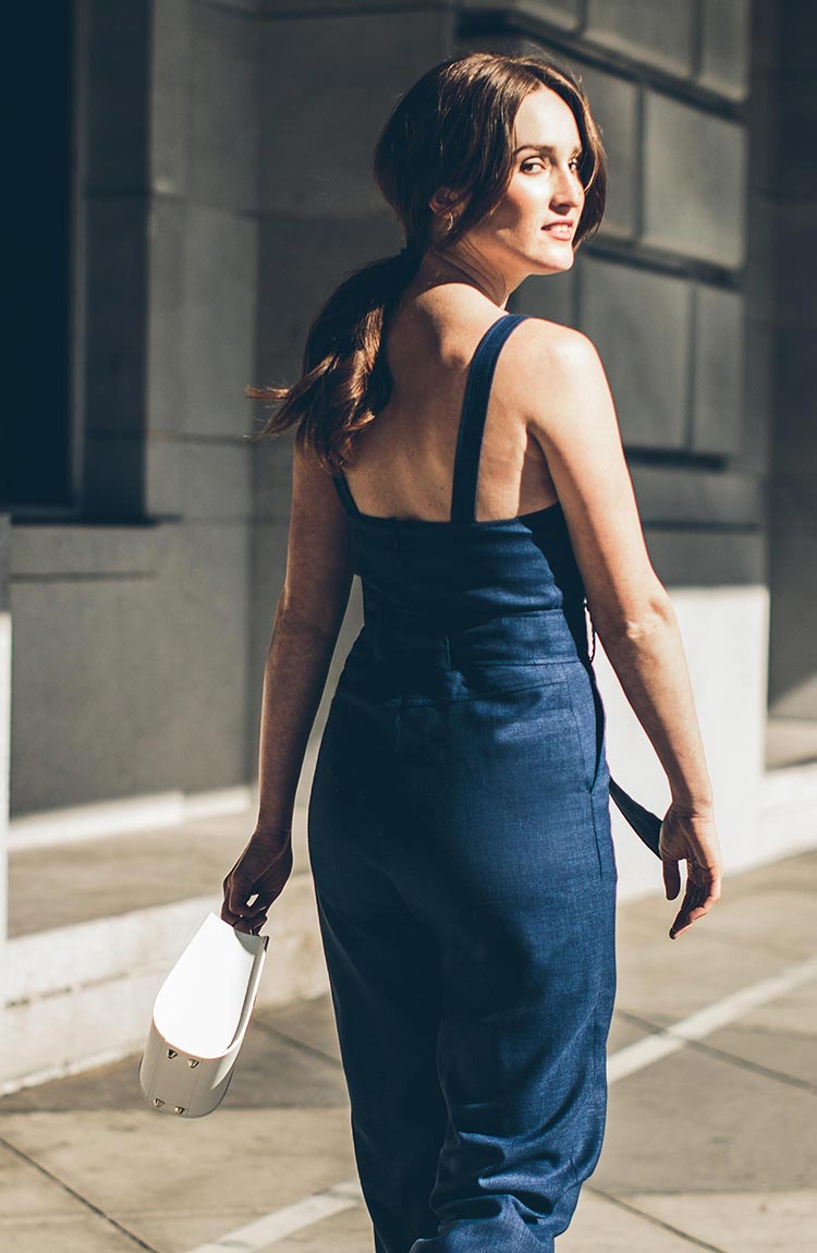 The Frankie Jumpsuit in Indigo