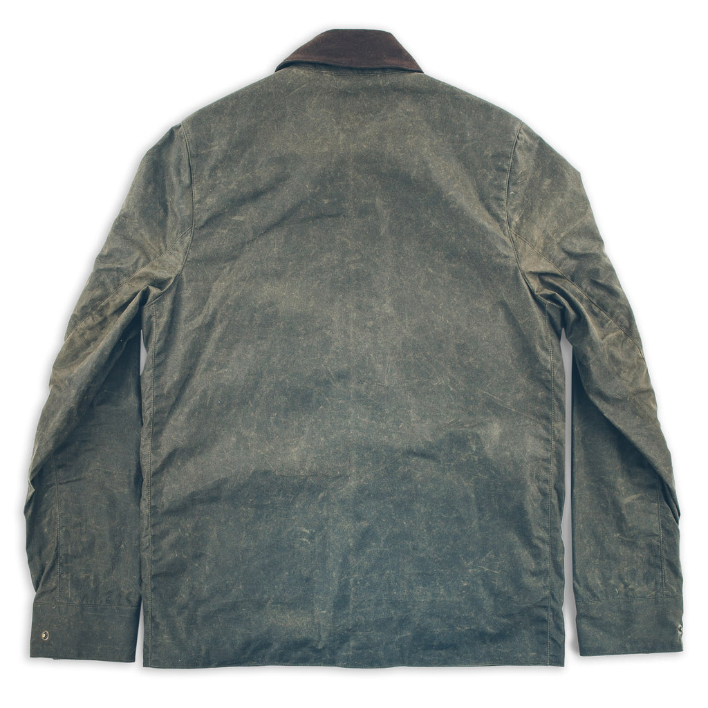 The Rover Jacket in Dark Olive Waxed Cotton | Taylor Stitch