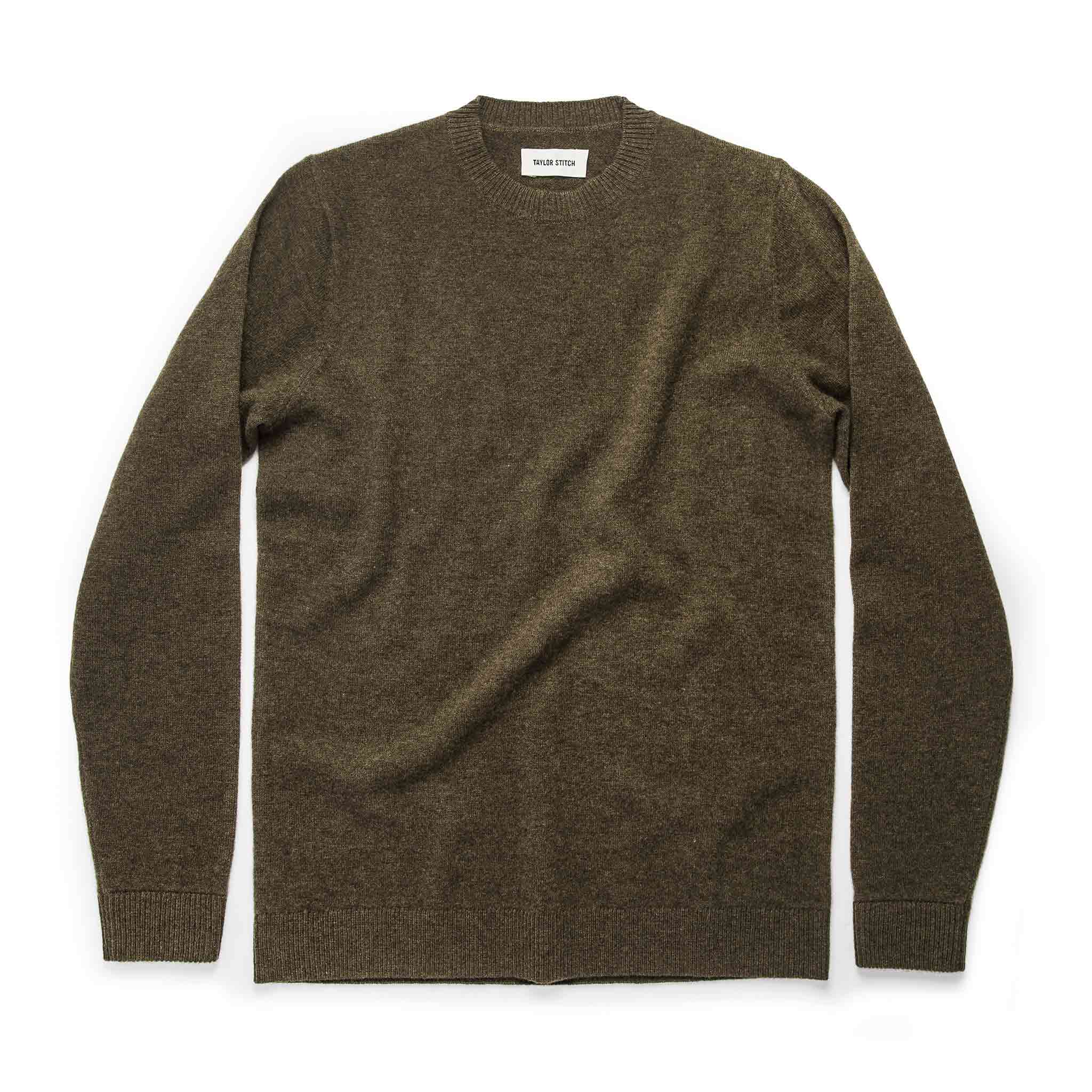 The Lodge Sweater in Army | Taylor Stitch - Classic Men’s Clothing