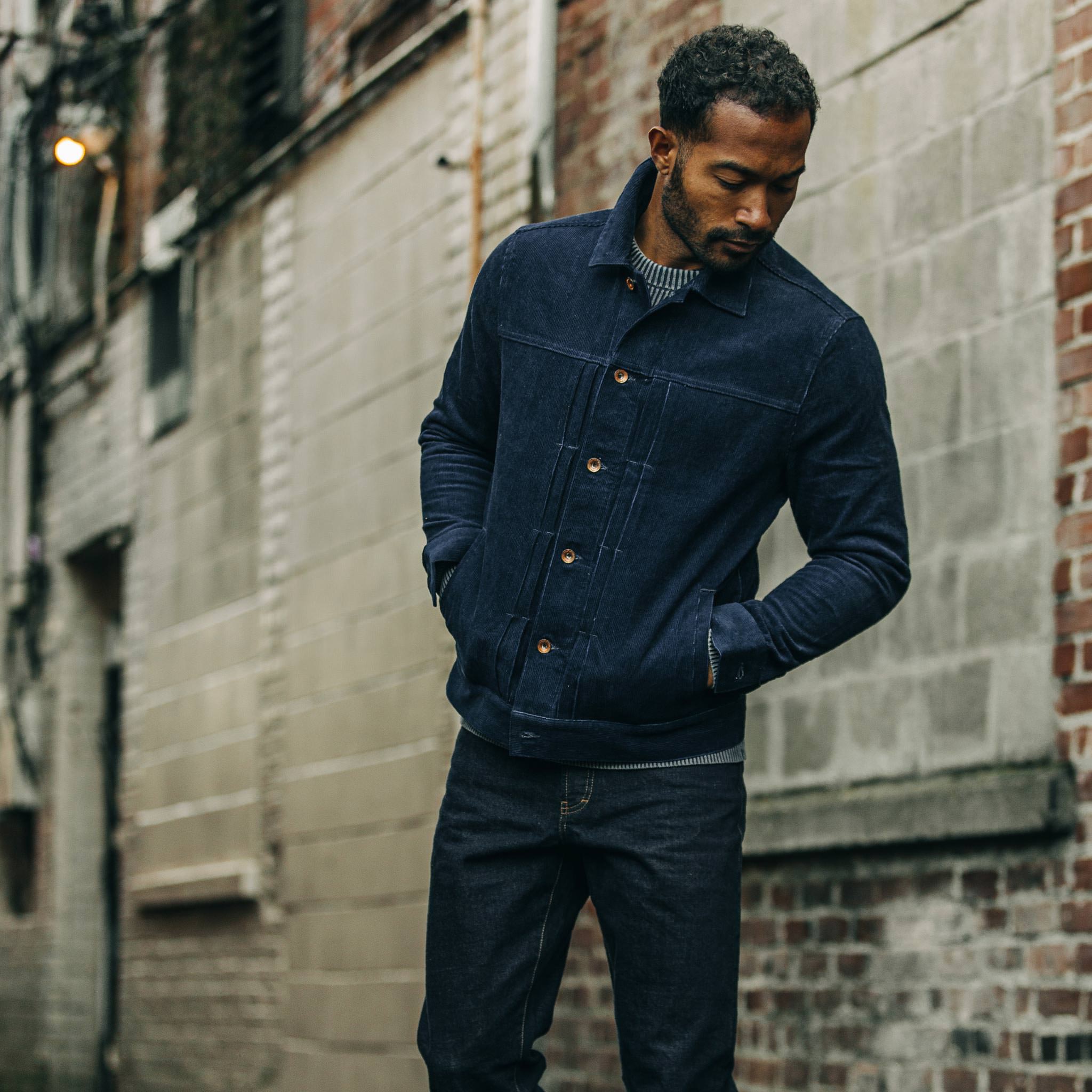 The Dispatch Jacket in Indigo Cord - Classic Men’s Clothing
