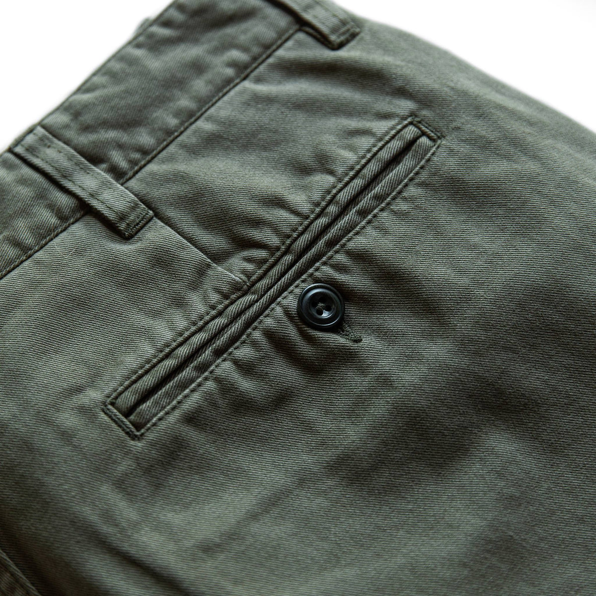 The Democratic Foundation Pant in Organic Olive