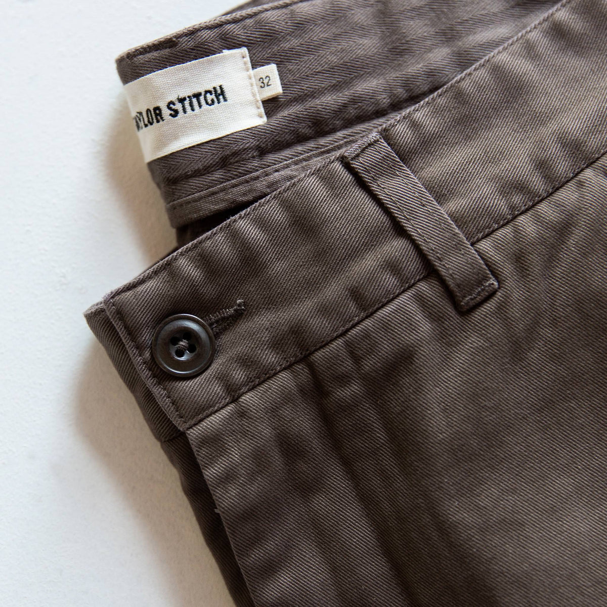 The Slim Foundation Pant in Organic Espresso