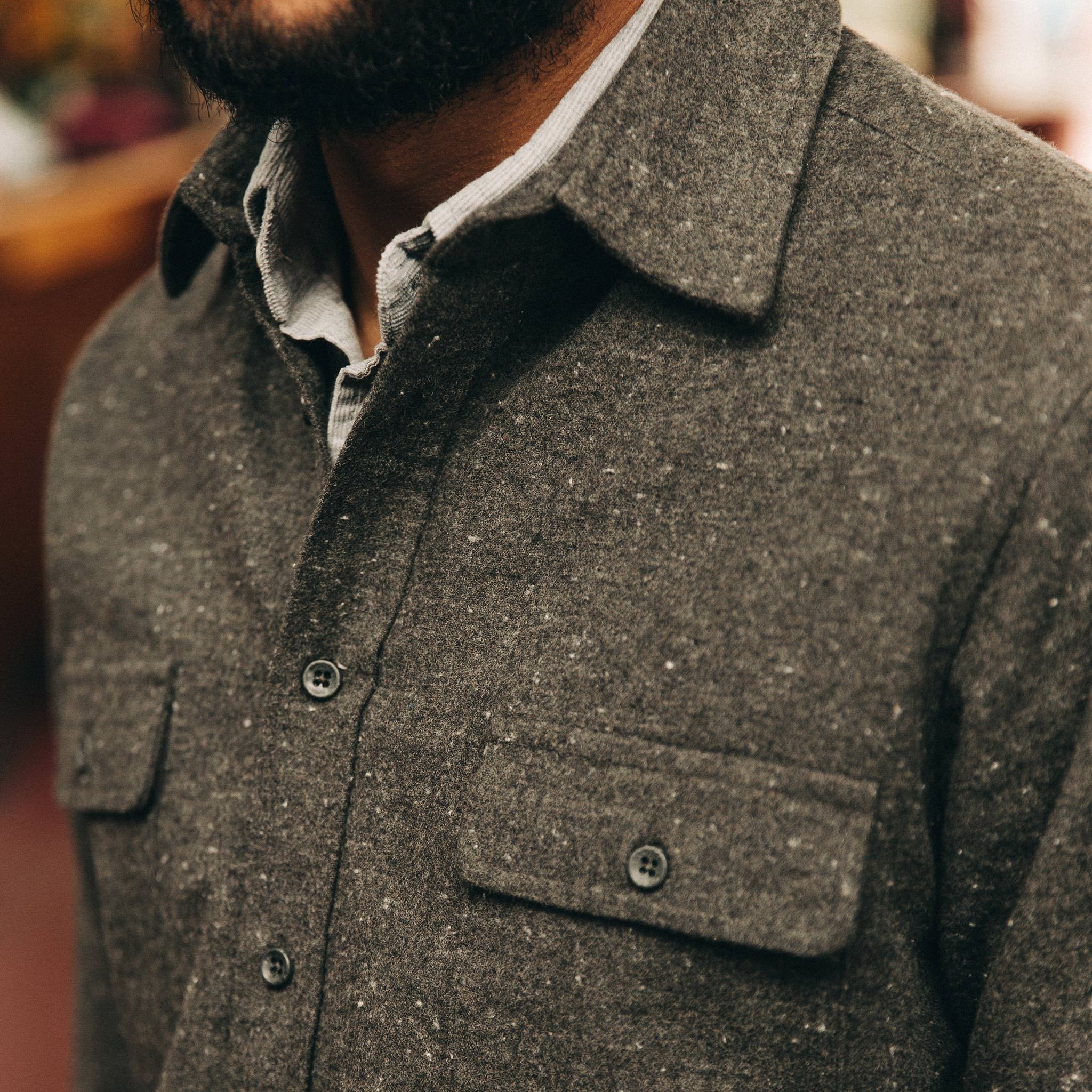 The Yosemite Shirt in Charcoal Donegal | Taylor Stitch…