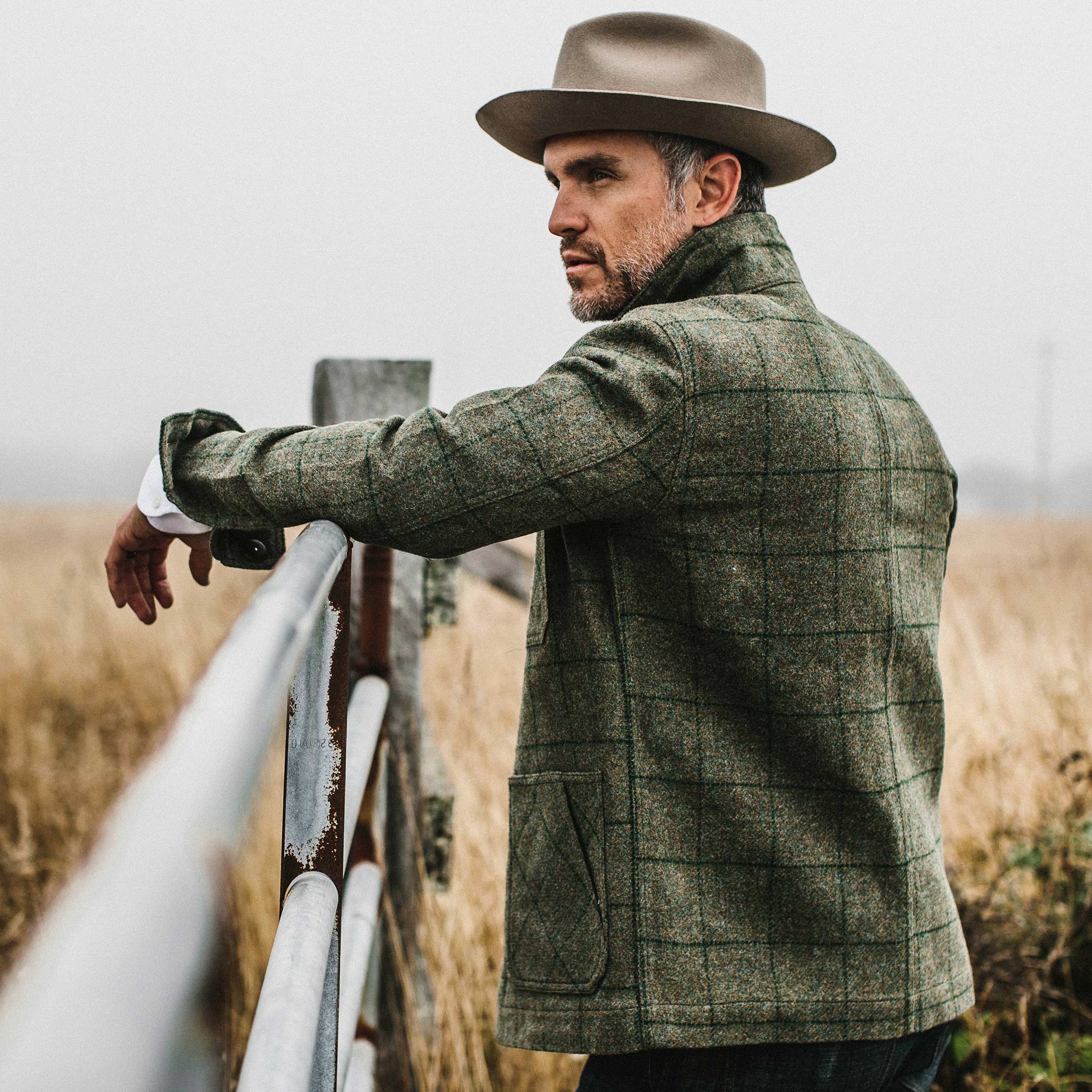 The Ojai Jacket in Windowpane Wool - Classic Men’s Clothing…