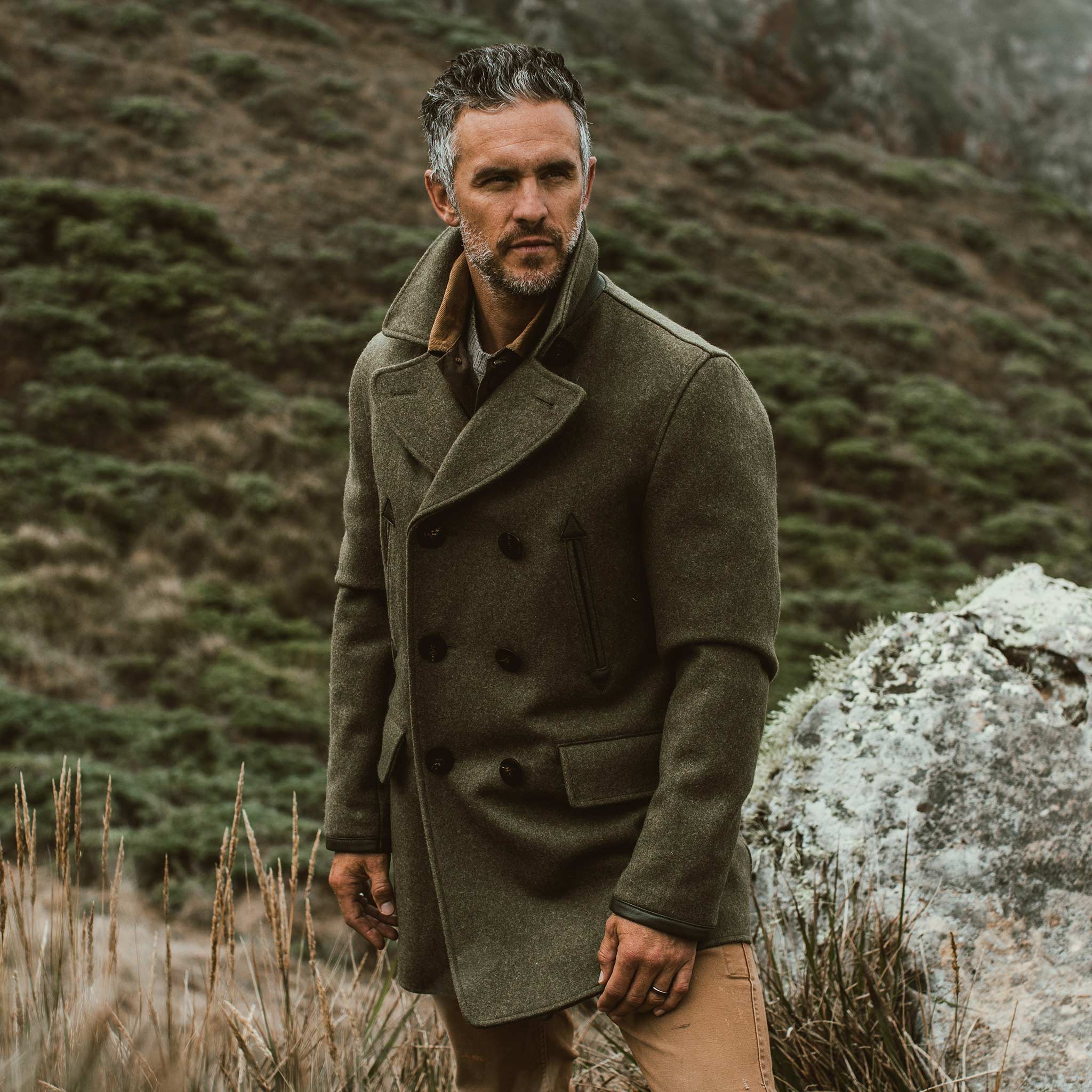 The Mendocino Peacoat in British Army | Men's Outerwear…