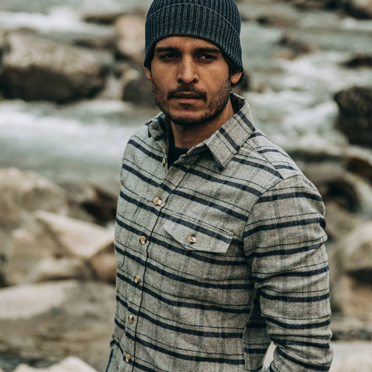 The Crater Shirt in Ash Plaid - Classic Men’s Clothing | TS…