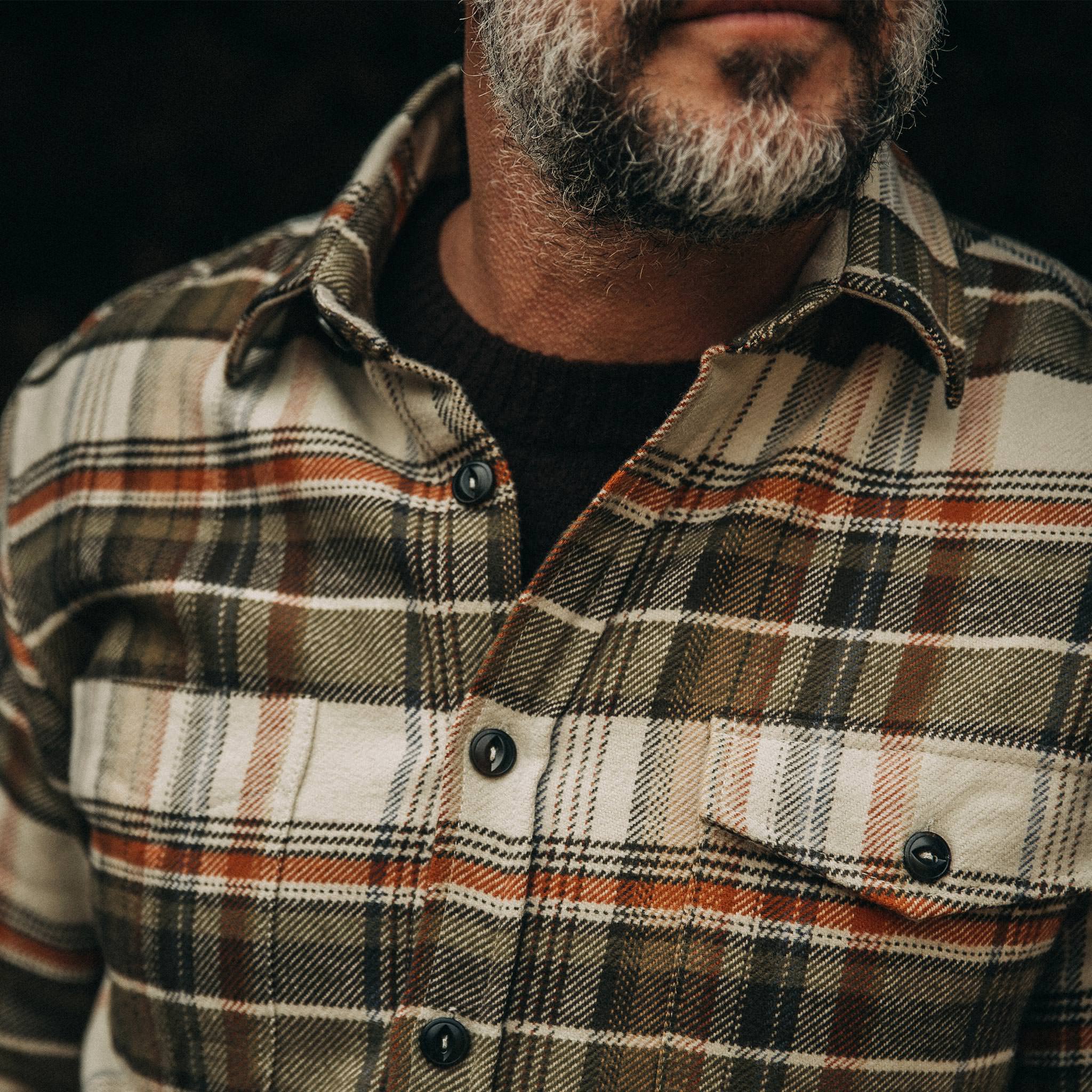 The Crater Shirt in Tan Plaid - Classic Men’s Clothing
