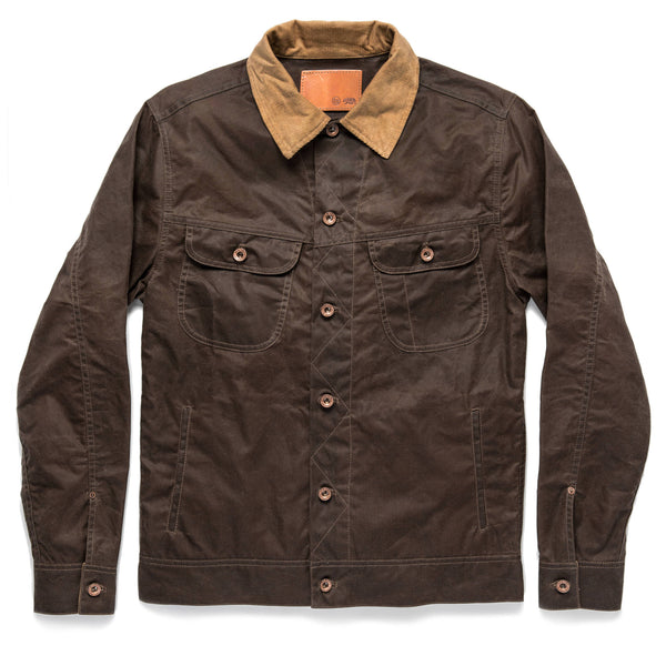 The Long Haul Jacket in Tobacco Waxed 