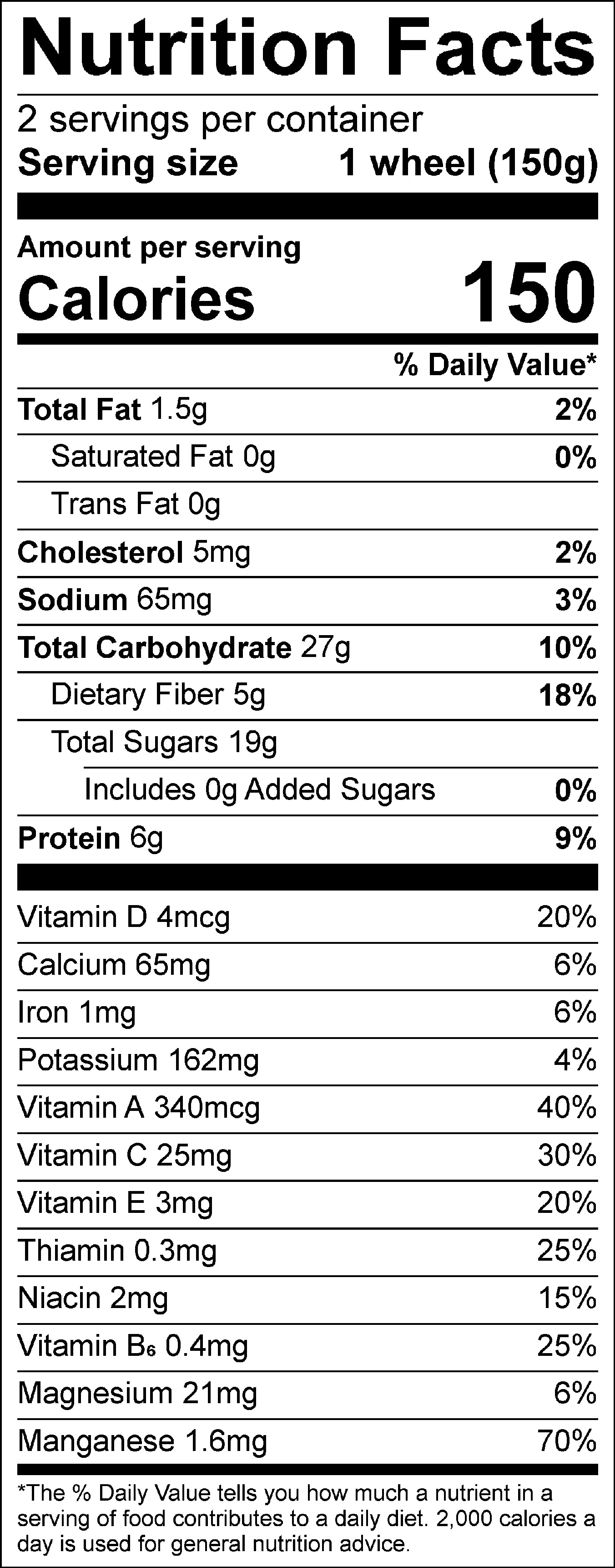 nutrition facts