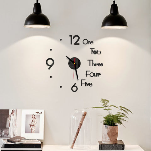 Home Deco 3D Wall Clock