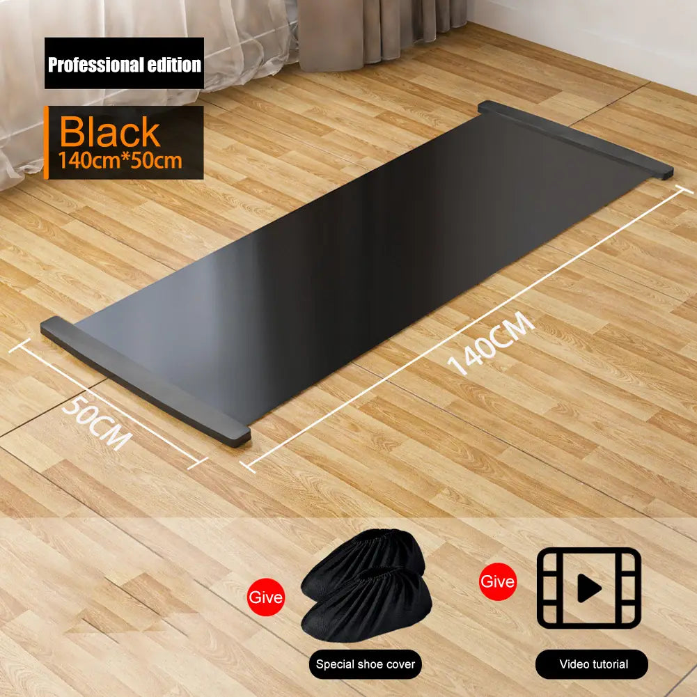 Slippery yoga mat for skating 140/180/200cm