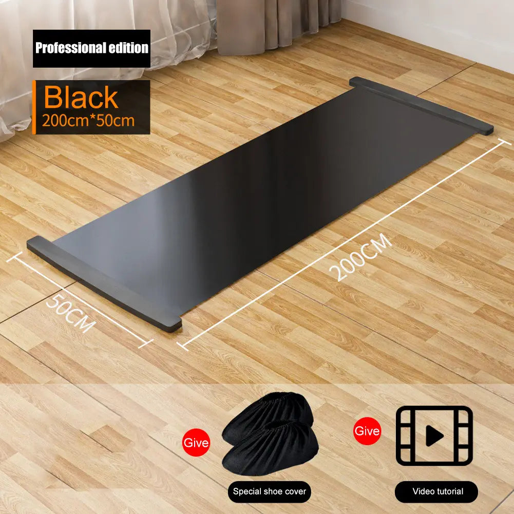 Slippery yoga mat for skating 140/180/200cm