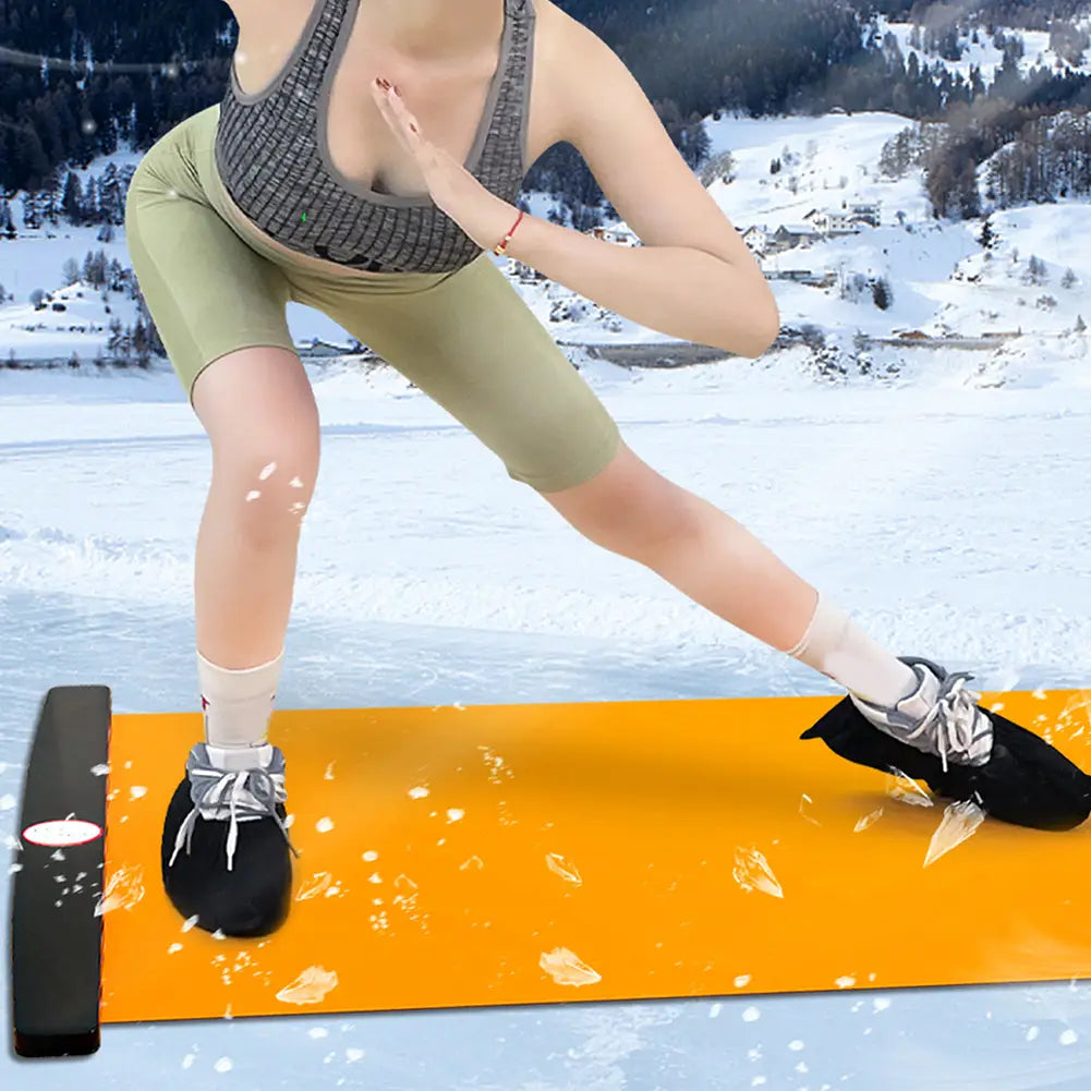 Slippery yoga mat for skating 140/180/200cm