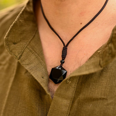 Enhance your style with a natural stone necklace