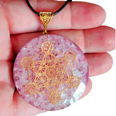 Pendentif métatron: symbole sacré de protection et guérison