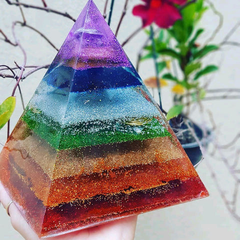 Pyramide Orgonite 7 Chakras: Une source d’équilibre énergétique