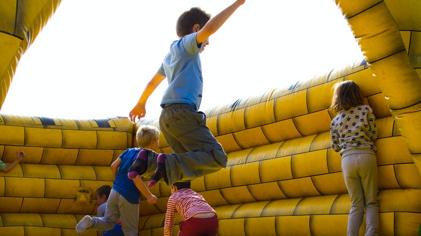How To Help Your Child Make Friends and Keep Them bounce house boys