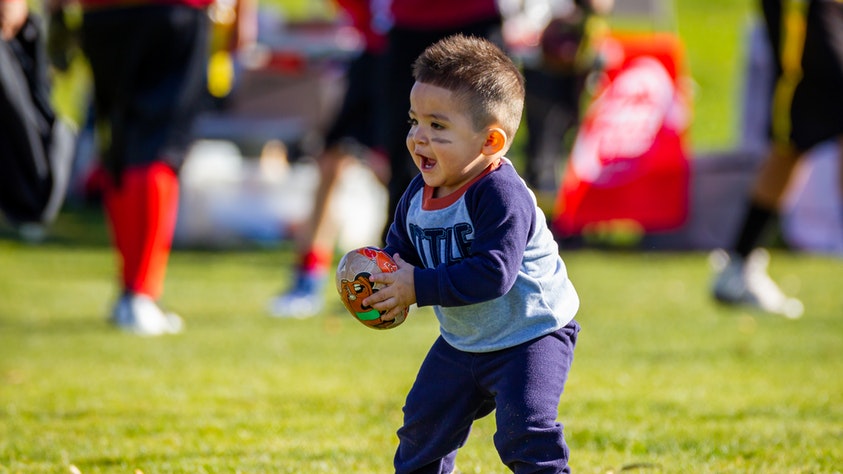 12 Classic Outdoor Games To Get Kids Outside And Moving! football boy