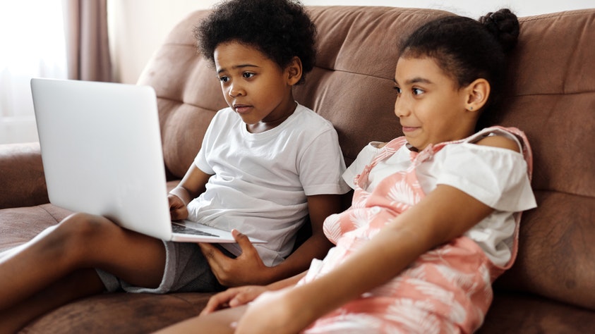 Are Video Games A Good Thing For Kids? Screen Time VS. Outside Time! laptop siblings