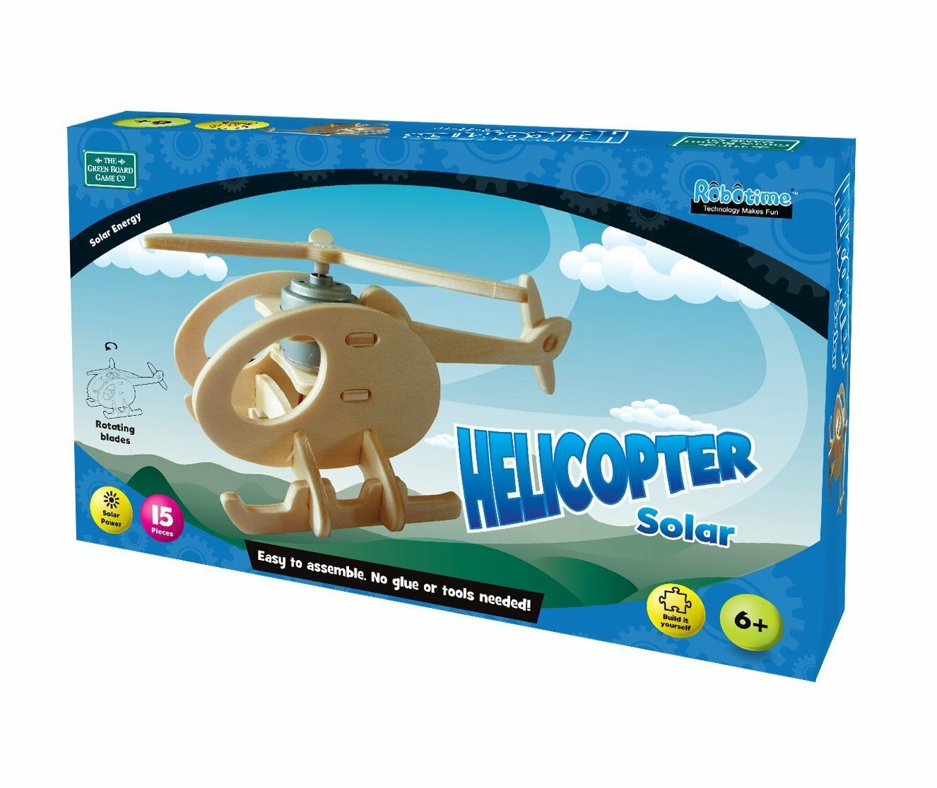 Solar Helicopter 15 Pieces No Glue Or Tools Needed Iewarehouse - glue block roblox