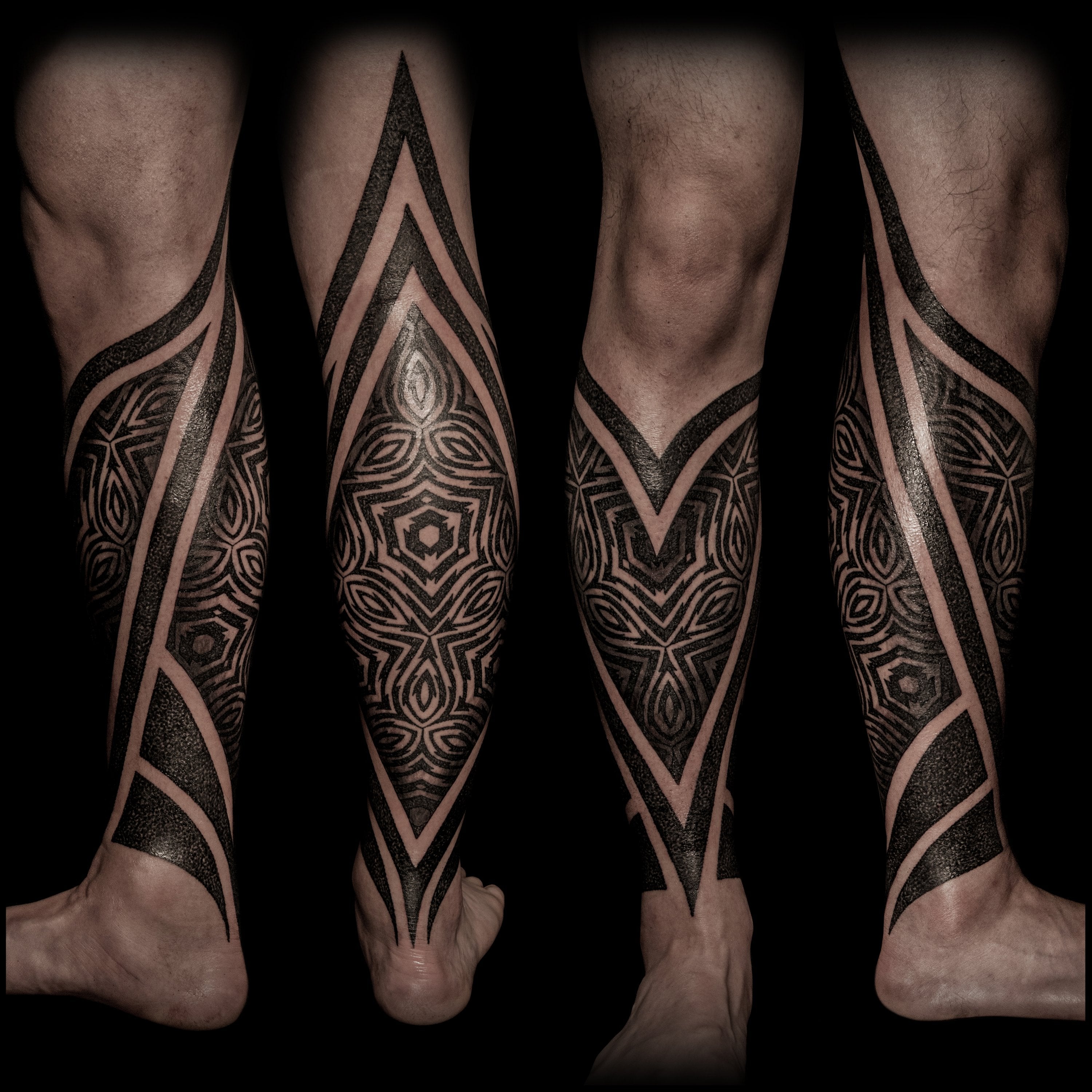 Lucky Bamboo Tattoo on Twitter In todays world geometric tattoos  symbolize balancesymmetrystabilityintelligence and mystery This  beautiful leg sleeve was completed by Christina tattoo tattooer  tattooideas tattooartist geometrictattoo 