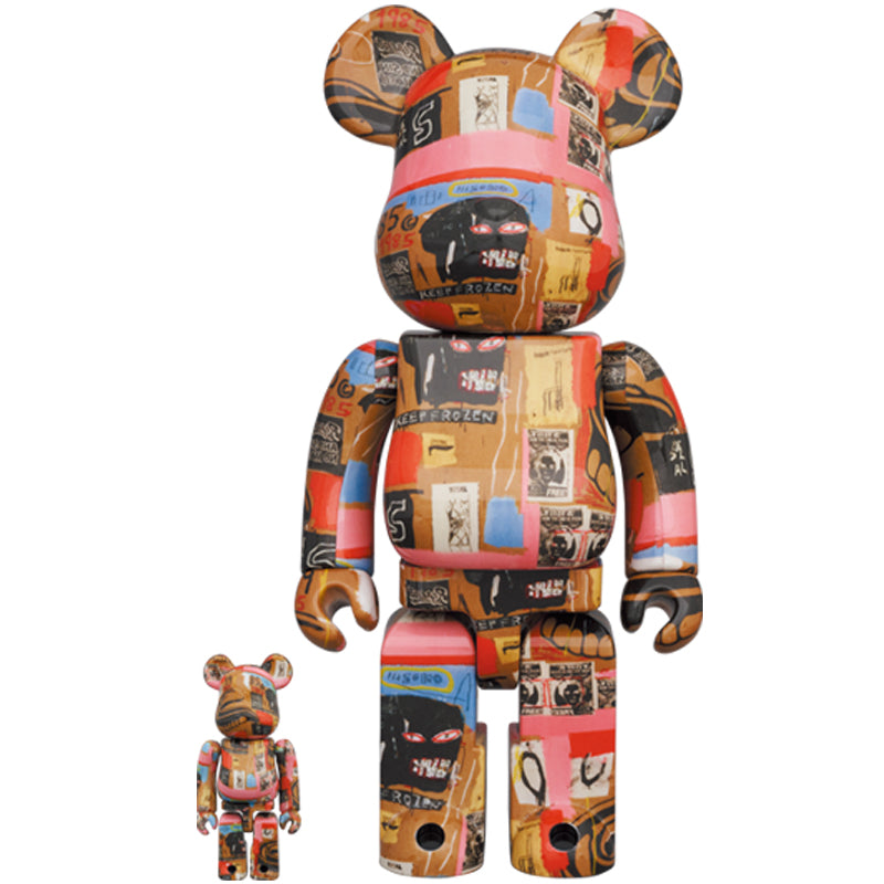 D-CON WEEK SALE - BE@RBRICK Andy Warhol × JEAN-MICHEL BASQUIAT #2