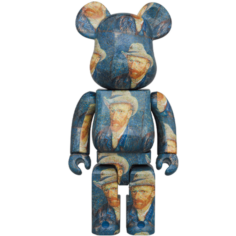 BE@RBRICK「Van Gogh Museum」Self-Portrait with Grey Felt Hat 100