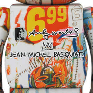 BE@RBRICK Andy Warhol × JEAN-MICHEL BASQUIAT #4 1000％ – TOYQUBE.COM