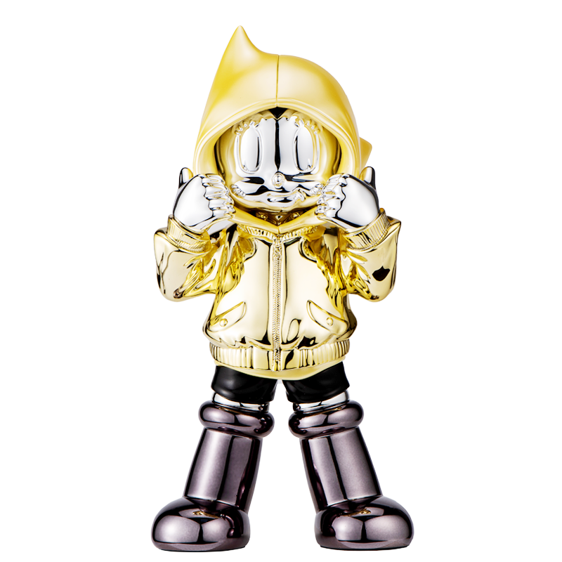 ToyQube Astro Boy Chrome Hoodie - Vol.02 NTWRK Exclusive Colorway Figure -  US