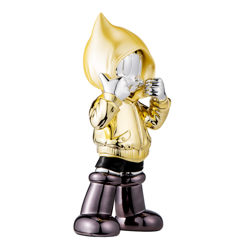 ToyQube Astro Boy Chrome Hoodie - Vol.02 NTWRK Exclusive Colorway Figure -  US