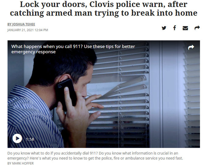 Lock your doors