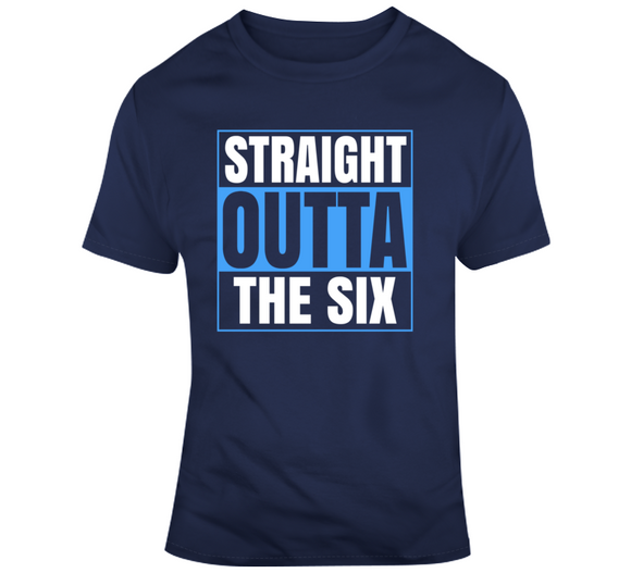 Straight Outta The Six Toronto Hockey Fan T Shirt – theSixTshirts