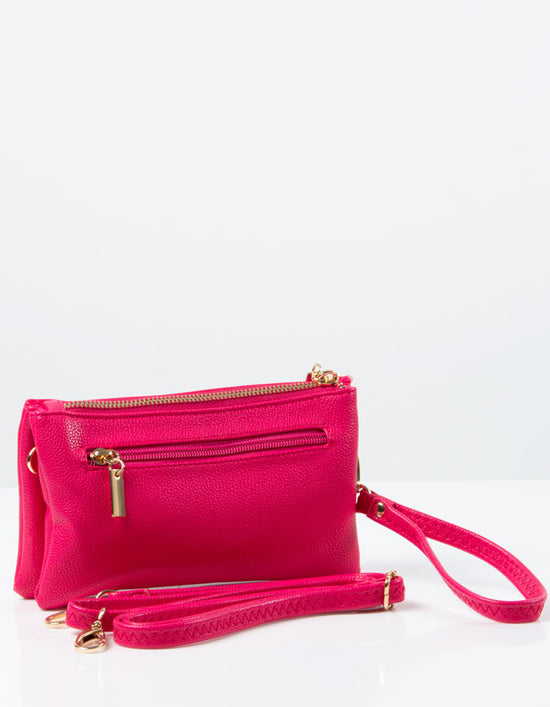 bright pink clutch