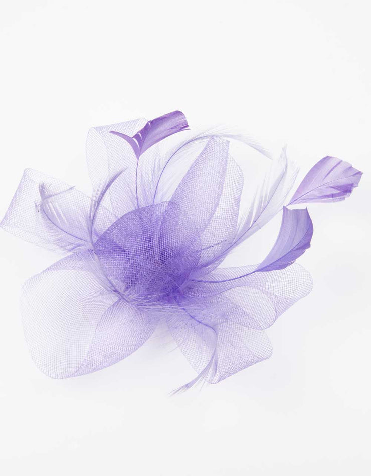 Fascinator Violet Purple Flower