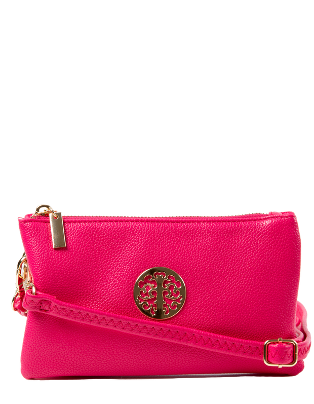 bright pink clutch